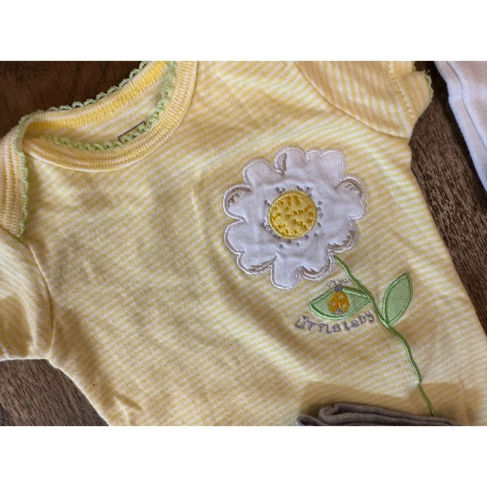 Carter's Baby Outfits Girl 3 Months Clothes Shirts Bodysuits Leggings Lot Spring